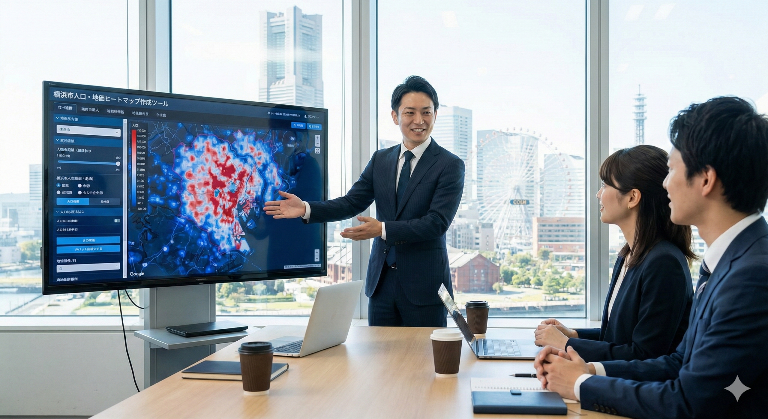 横浜　ヒートマップ